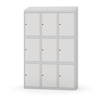 Boxskåp Novis sluttande tak 3:3 B120