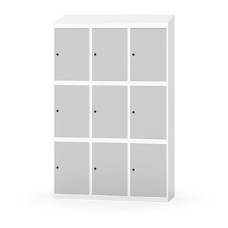 Boxskåp Novis sluttande tak 3:3 B120