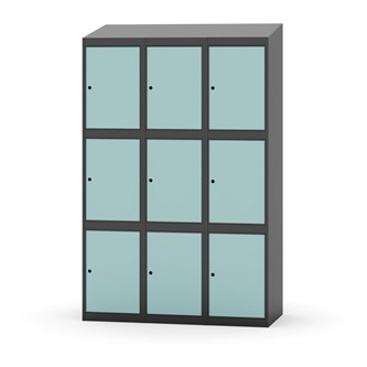 Boxskåp Novis sluttande tak 3:3 B120