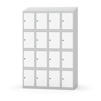 Boxskåp Novis sluttande tak 4:4 B120