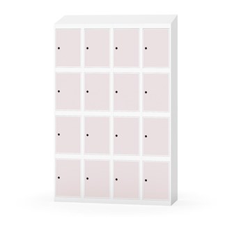 Boxskåp Novis sluttande tak 4:4 B120