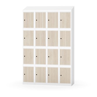 Boxskåp Novis sluttande tak 4:4 B120