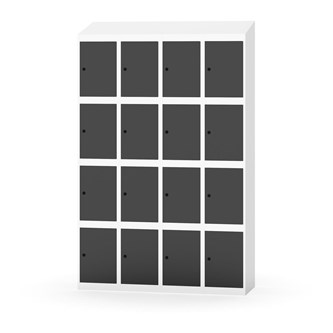 Boxskåp Novis sluttande tak 4:4 B120