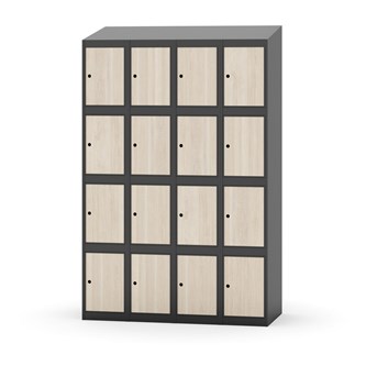 Boxskåp Novis sluttande tak 4:4 B120