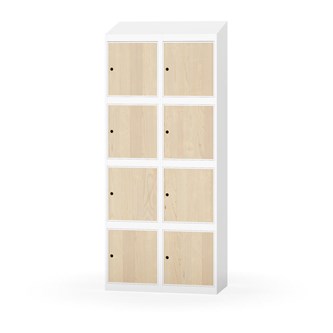 Boxskåp Novis sluttande tak 4:2 B80