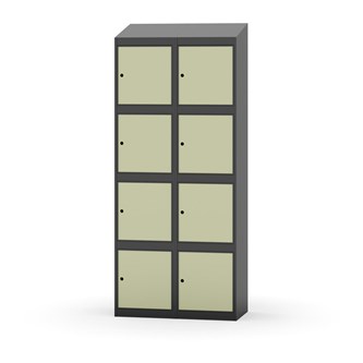 Boxskåp Novis sluttande tak 4:2 B80