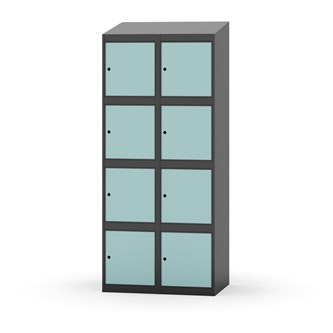 Boxskåp Novis sluttande tak 4:2 B80