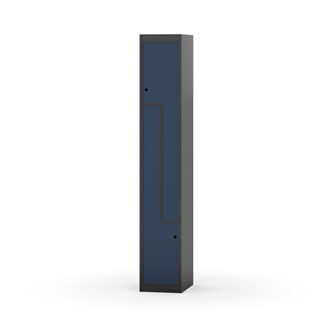 Klädskåp Novis Z plant tak 2 fack B30