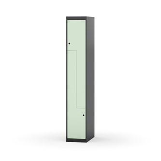 Klädskåp Novis Z plant tak 2 fack B30