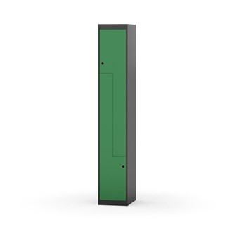 Klädskåp Novis Z plant tak 2 fack B30