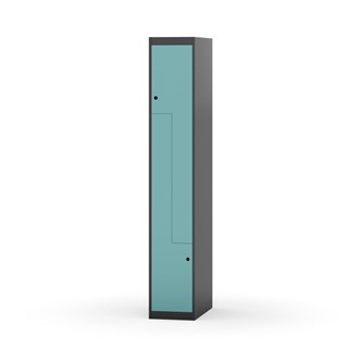 Klädskåp Novis Z plant tak 2 fack B30