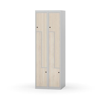 Klädskåp Novis Z plant tak 4 fack B60