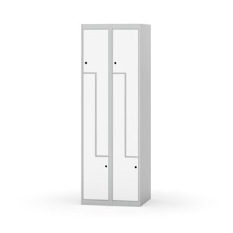 Klädskåp Novis Z plant tak 4 fack B60