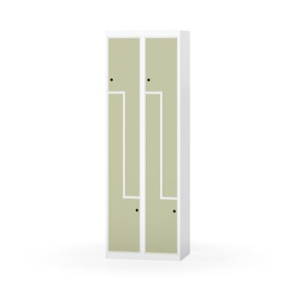 Klädskåp Novis Z plant tak 4 fack B60