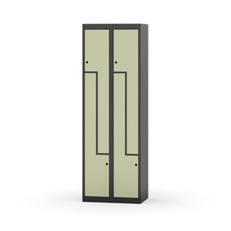 Klädskåp Novis Z plant tak 4 fack B60