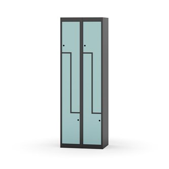 Klädskåp Novis Z plant tak 4 fack B60