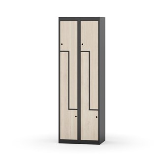 Klädskåp Novis Z plant tak 4 fack B60