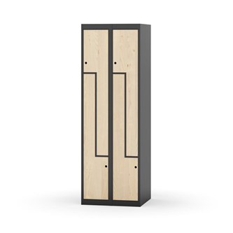 Klädskåp Novis Z plant tak 4 fack B60