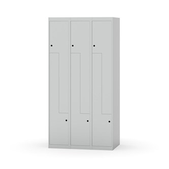 Klädskåp Novis Z plant tak 6 fack B90