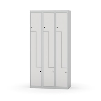 Klädskåp Novis Z plant tak 6 fack B90