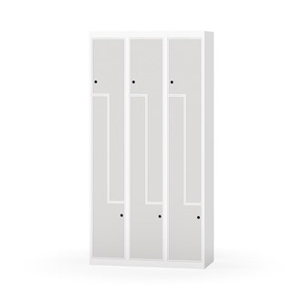 Klädskåp Novis Z plant tak 6 fack B90