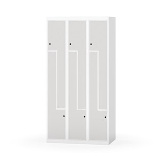 Klädskåp Novis Z plant tak 6 fack B90