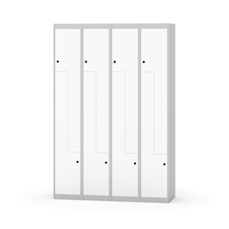 Klädskåp Novis Z plant tak 8 fack B120