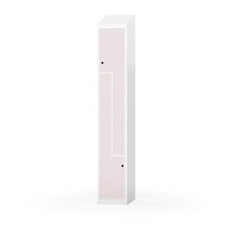 Klädskåp Novis Z sluttande tak 2 fack B30