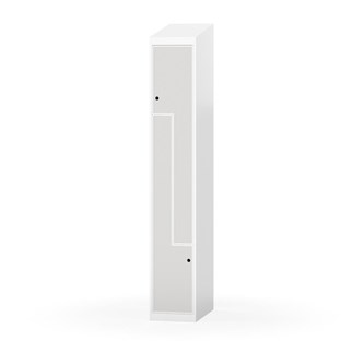 Klädskåp Novis Z sluttande tak 2 fack B30