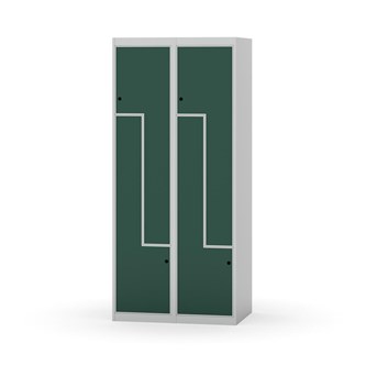 Klädskåp Novis Z plant tak 4 fack B80