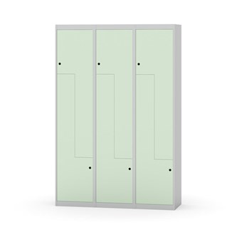 Klädskåp Novis Z plant tak 6 fack B120