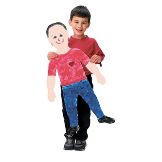 Stora pappfigurer 24-pack