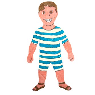 Stora pappfigurer 24-pack