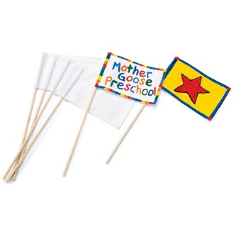 Canvasflaggor att dekorera , 12-pack