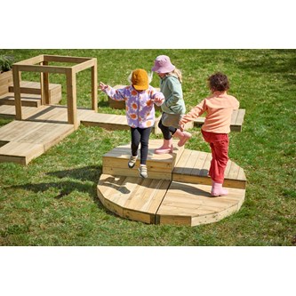 Urban scenmodul kvartscirkel 80x80