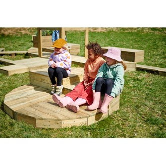 Urban scenmodul kvartscirkel 80x80