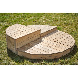 Urban scenmodul kvartscirkel 80x80