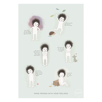 Poster, Make Friends with Your Feelings
