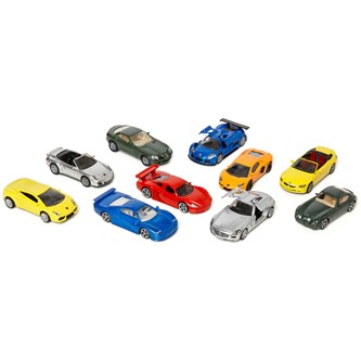 Siku Racerbilar, 10 delar