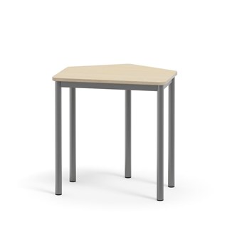 Bord 12:38 FSC HT 5-hörn 70x60 cm silverstativ