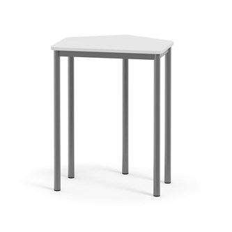 Bord 12:38 FSC HT 5-hörn 70x60 cm silverstativ