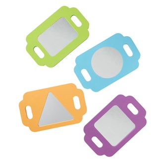 Handspegel med skumram 4-pack