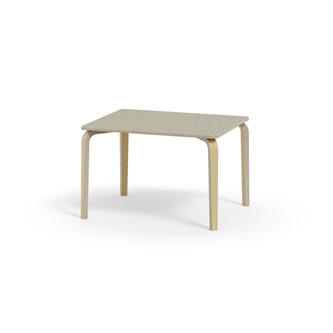 Bord Arcus akustik linoleum björk 100x80 cm