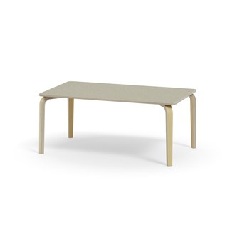 Bord Arcus akustik linoleum björk 140x80 cm