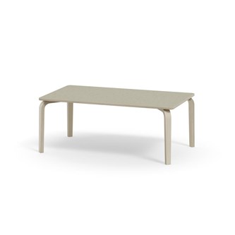 Bord Arcus akustik linoleum vitpig. björk 140x80 cm