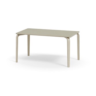 Bord Arcus akustik linoleum vitpig. björk 140x80 cm