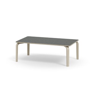 Bord Arcus akustik linoleum vitpig. björk 140x80 cm