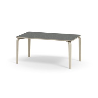 Bord Arcus akustik linoleum vitpig. björk 140x80 cm