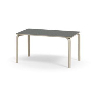 Bord Arcus akustik linoleum vitpig. björk 140x80 cm