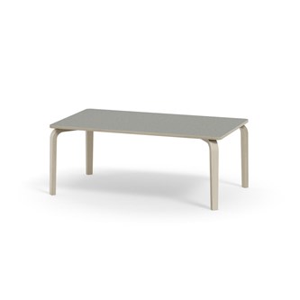 Bord Arcus akustik linoleum vitpig. björk 140x80 cm